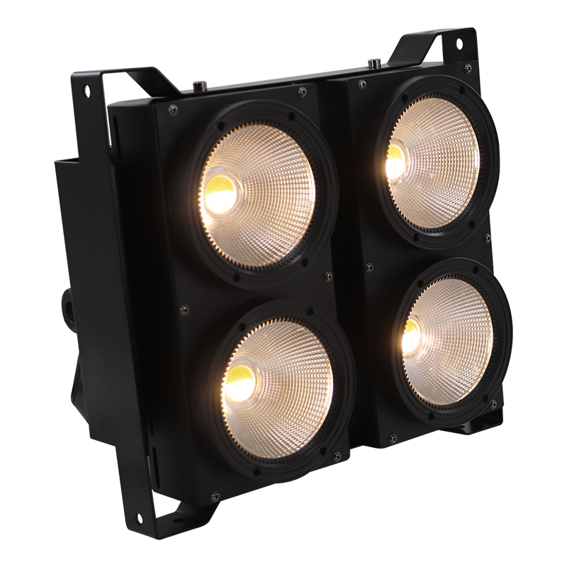 A-2 Four Eye 4x100W White Cob Stage Audience LED Matrix Light DMX Blinder Stage Lights